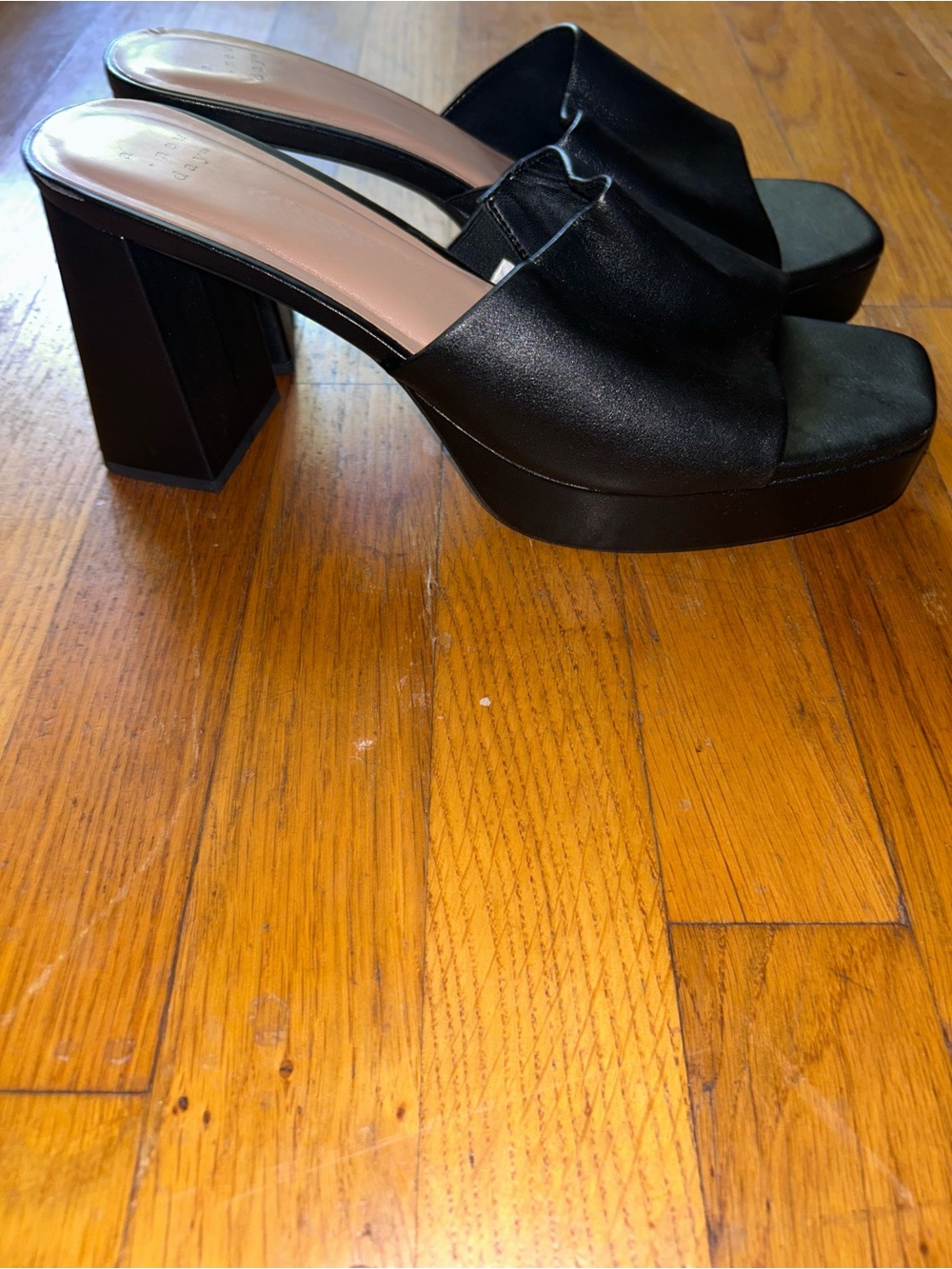 A New Day Women's Harlow Mule Heels Black